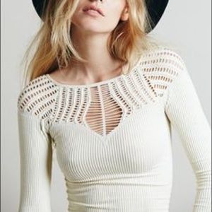 Free People Intimately Long Sleeve Green